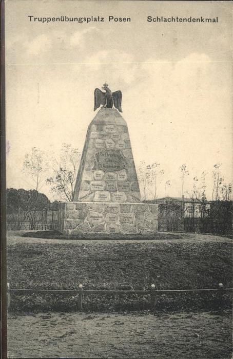 Posen Poznan Truppenübungsplatz
Schlachtendenkmal