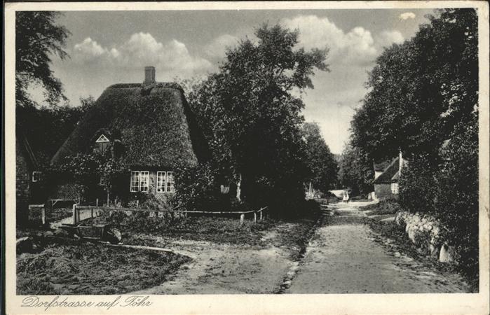 Insel Foehr Dorfstrasse