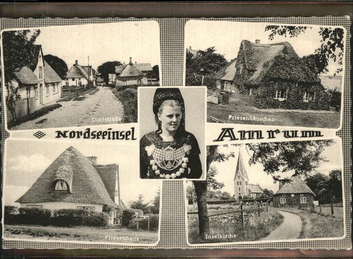 Amrum Friesenhäuschen Insel Kirche
