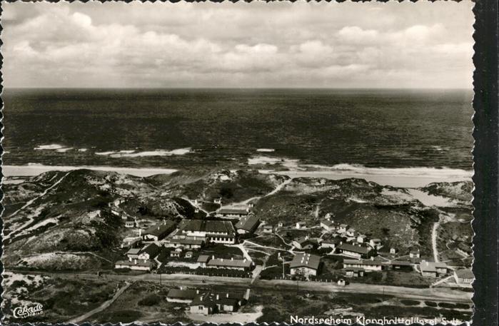 Insel Sylt Fliegeraufnahme Klappholttal