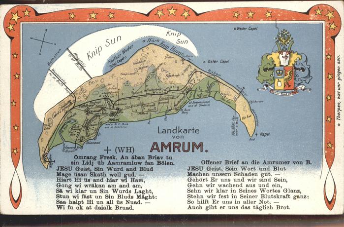 Amrum Landkarte