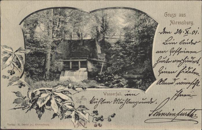 Ahrensburg Wasserfall