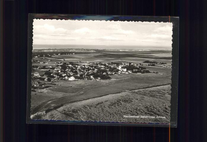 Nebel Amrum Fliegeraufnahme