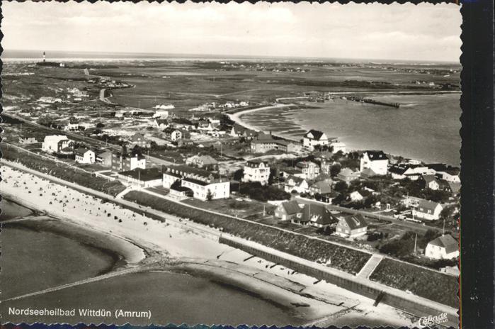 Wittduen Nordseebad Amrum Fliegeraufnahme