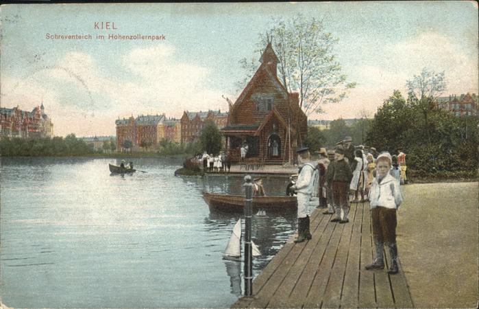 KIEL  CITY Schreventeich Boot Hohenzollernpark