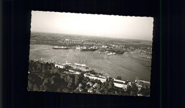 KIEL  CITY Fliegeraufnahme Schulschiff Gorch Fock