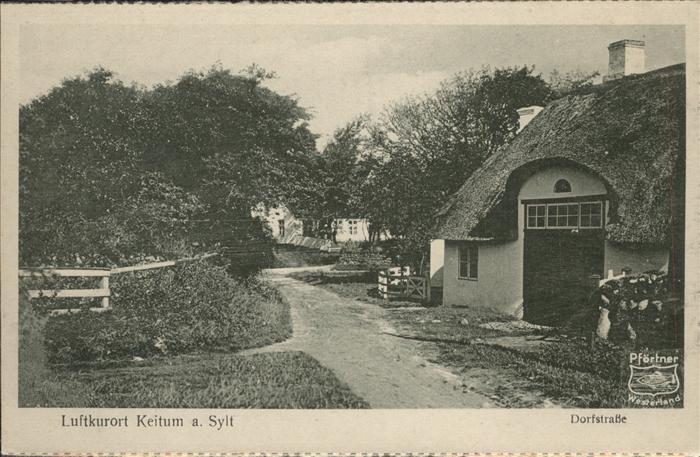 Keitum Sylt Dorfstrasse