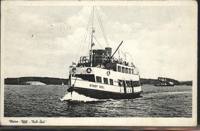 KIEL  CITY Motor Schiff
