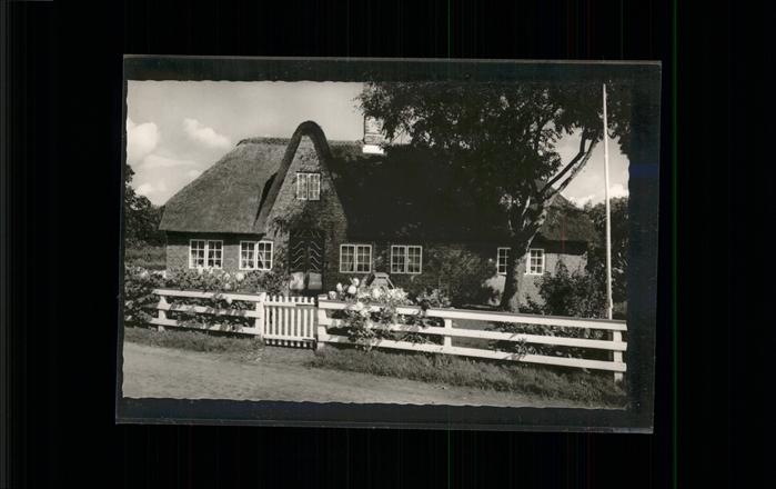 Keitum Sylt Friesenhaus Zugbrunnen