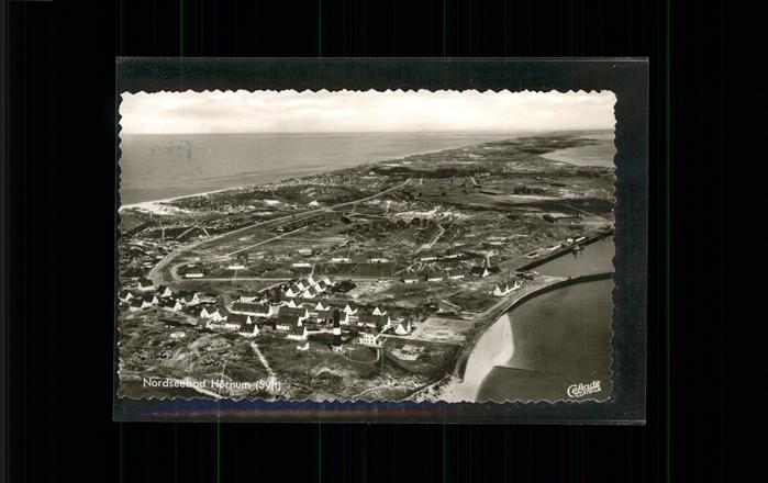 Hoernum Sylt Fliegeraufnahme