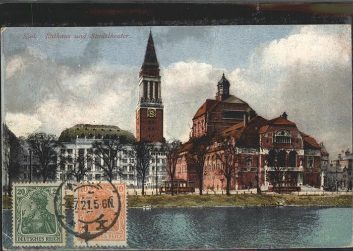 KIEL  CITY Rathaus Stadttheater
