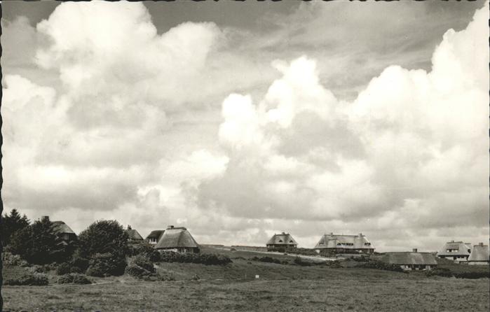 Kampen Sylt Häuser am Wattenmeer