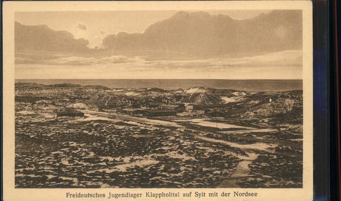 Insel Sylt Freideutsches Jugendlager Klappholttal