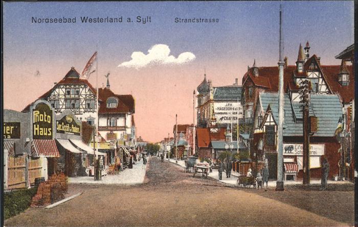 Westerland Sylt Strandstrasse Kutsche