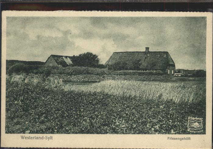 Westerland Sylt Friesengehöft