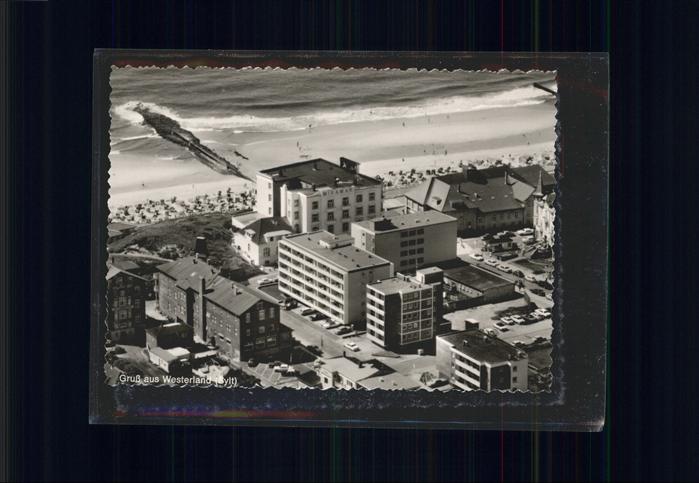 Westerland Sylt Fliegeraufnahme