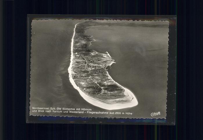 Insel Sylt Fliegeraufnahme Südspitze Hörnum