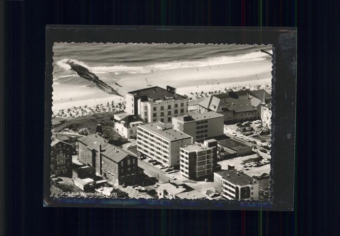 Westerland Sylt Fliegeraufnahme
