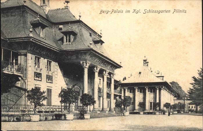 Pillnitz Berg-Palais Kgl. Schlossgarten
