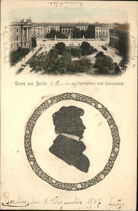 BERLIN  CITY Opernplatz Universitaet