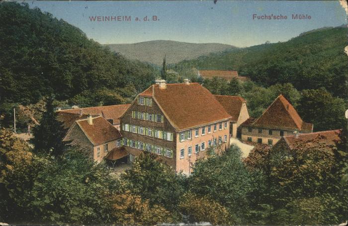 Weinheim Bergstrasse Fuchs_sche Mühle