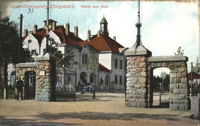 Koenigsbrueck Truppenübungsplatz Wache Post