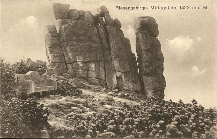 Riesengebirge Krkonose Karkonosze Mittagstein