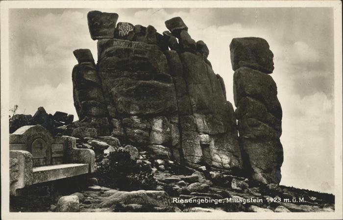 Riesengebirge Krkonose Karkonosze Mittagstein