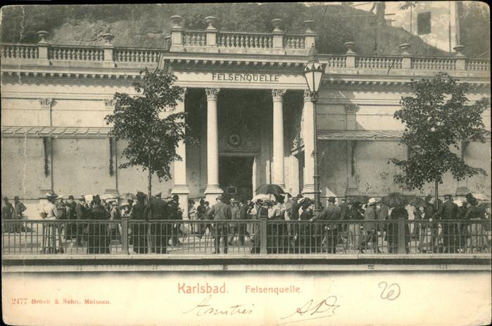 Karlsbad Eger Felsenquelle