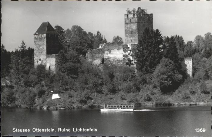 Peygarten-Ottenstein Ruine Lichtenfels Stausee Ottenstein