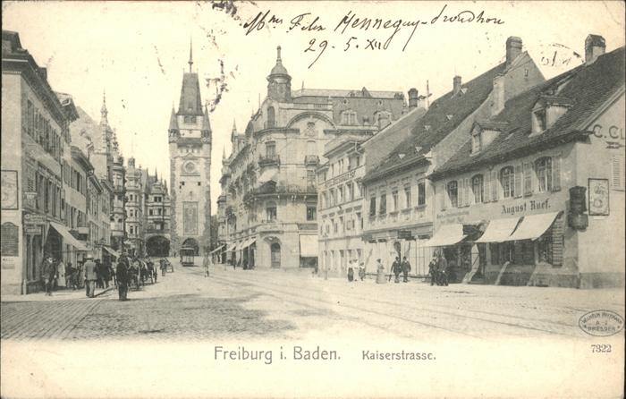 Freiburg Breisgau Kaiserstrasse