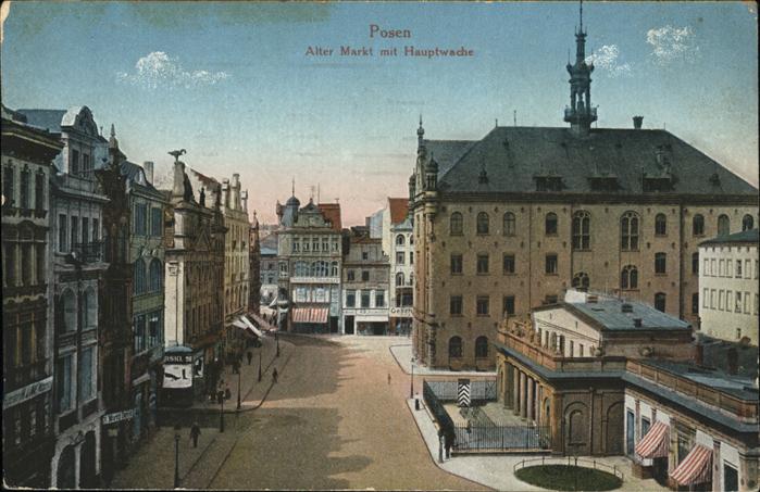 Posen Poznan Alter Markt Hauptwache