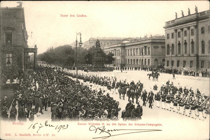 BERLIN  CITY Kaiser Wilhelm Fahnen Companie