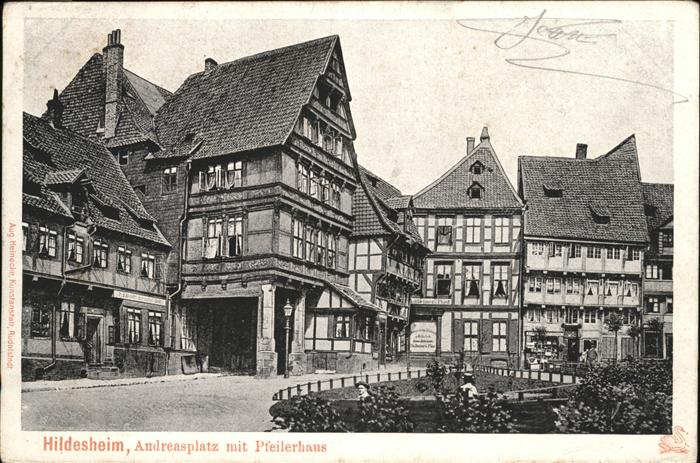 HILDESHEIM  CITY Andreasplatz Pfeilerhaus