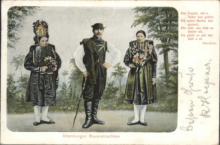 Altenburg Thueringen Bauerntrachten