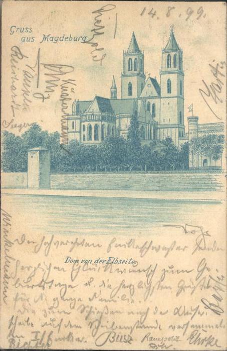 MAGDEBURG  CITY Dom Elbseite