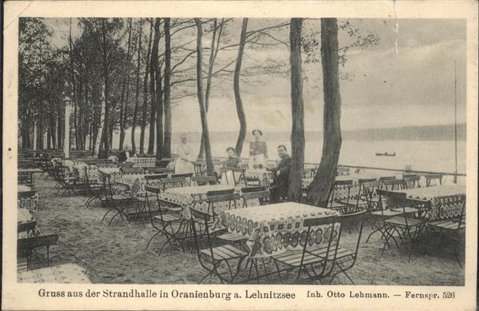 Oranienburg Lehnitzsee Strandhalle