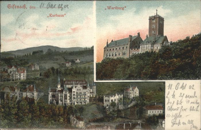 Eisenach Thueringen Kurhaus Wartburg
