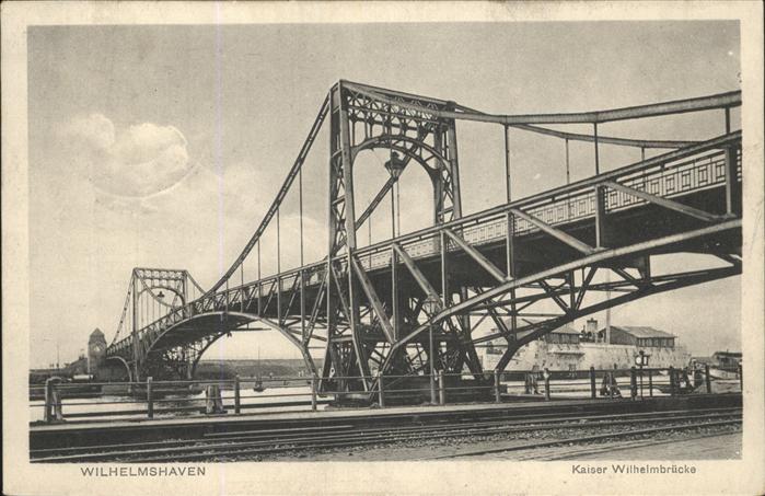 Wilhelmshaven  CITY Kaiser Wilhelmsbruecke