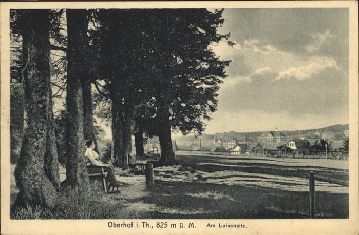 Oberhof Thueringen Am Luisensitz