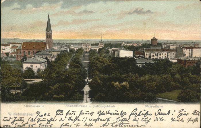 Wilhelmshaven Christuskirche Wasserthurm Stationsgebä