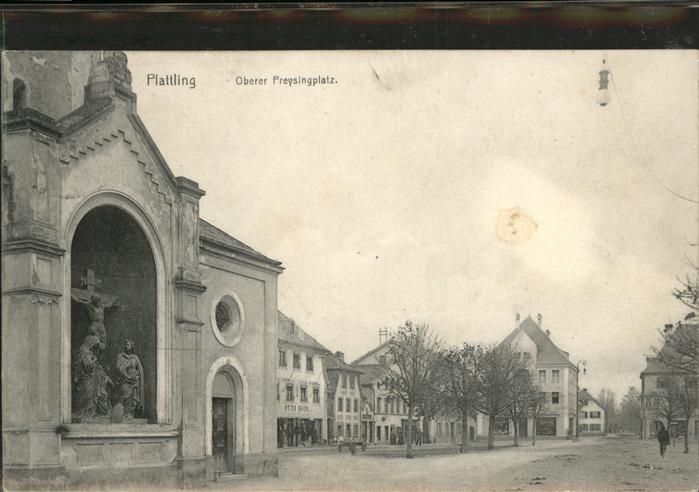 Plattling Isar Bayern Oberer Preysingplatz