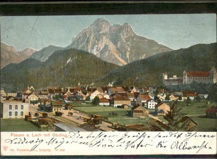 Fuessen Lech Säuling