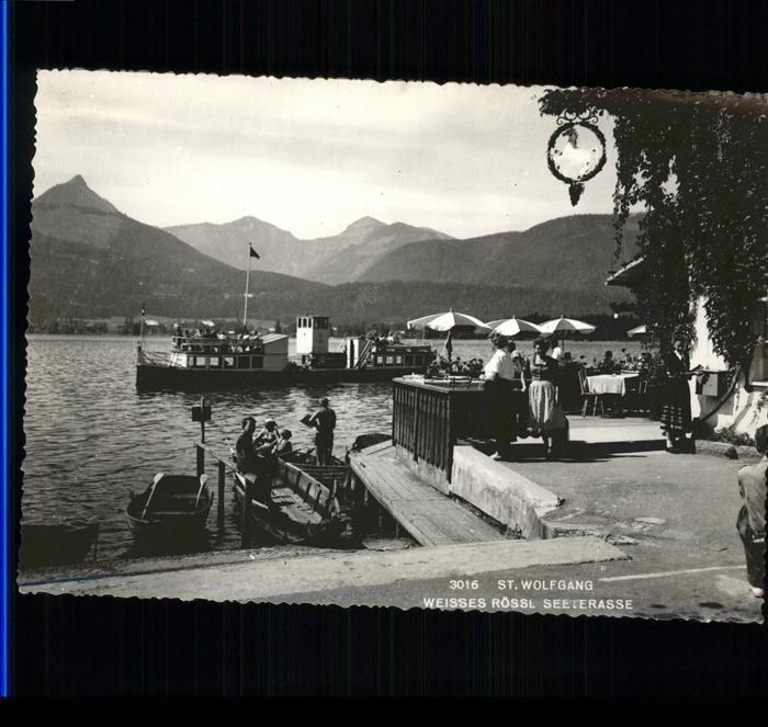 St Wolfgang Wolfgangsee Weisses Rössl Dampfer