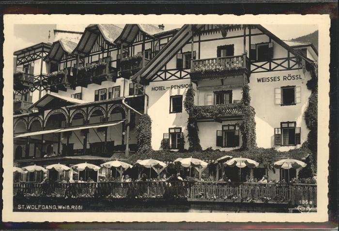 St Wolfgang Wolfgangsee Hotel Pension Weisses Rössl