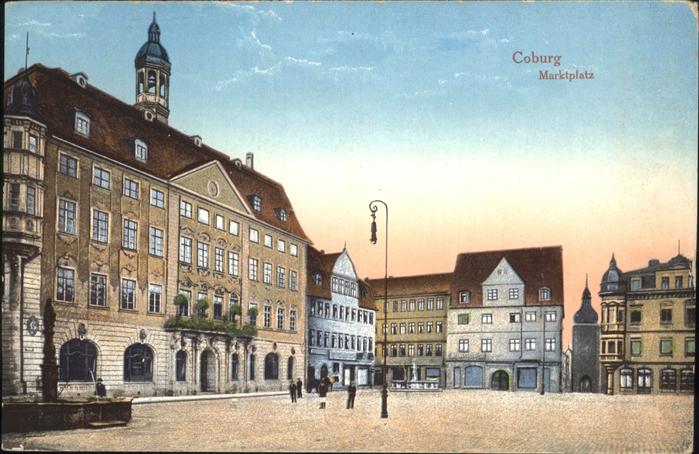 Coburg Bayern Marktplatz