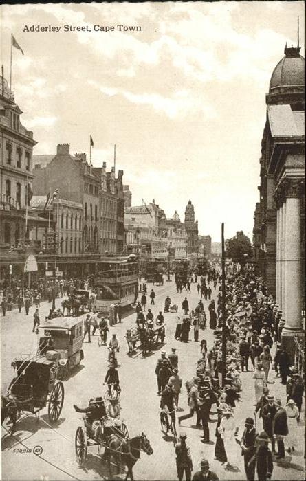 Cape Town Kaapstad Kapstadt Adderley Street Strassenbahn