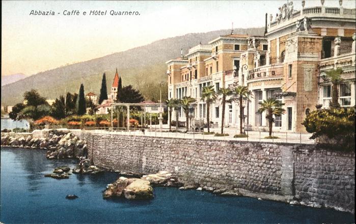 Opatija Abbazia Caffe Hotel Quarnero