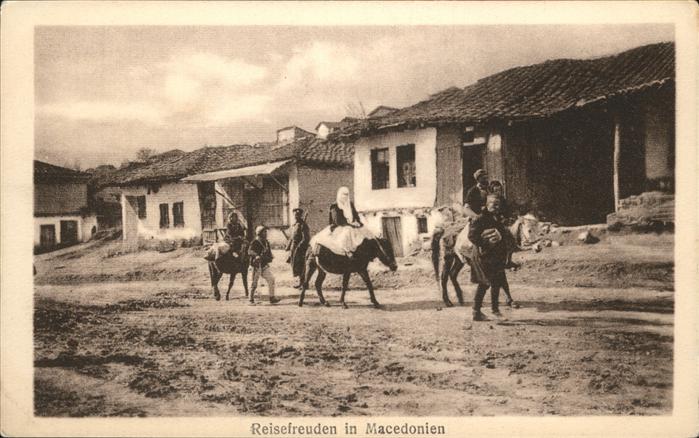 Mazedonien Reisefreude Esel