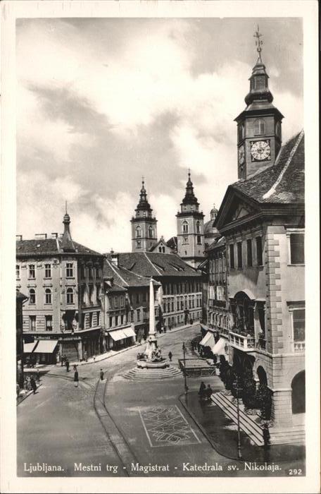Ljubljana Mestni Magistrat Katedrala Nikolaja